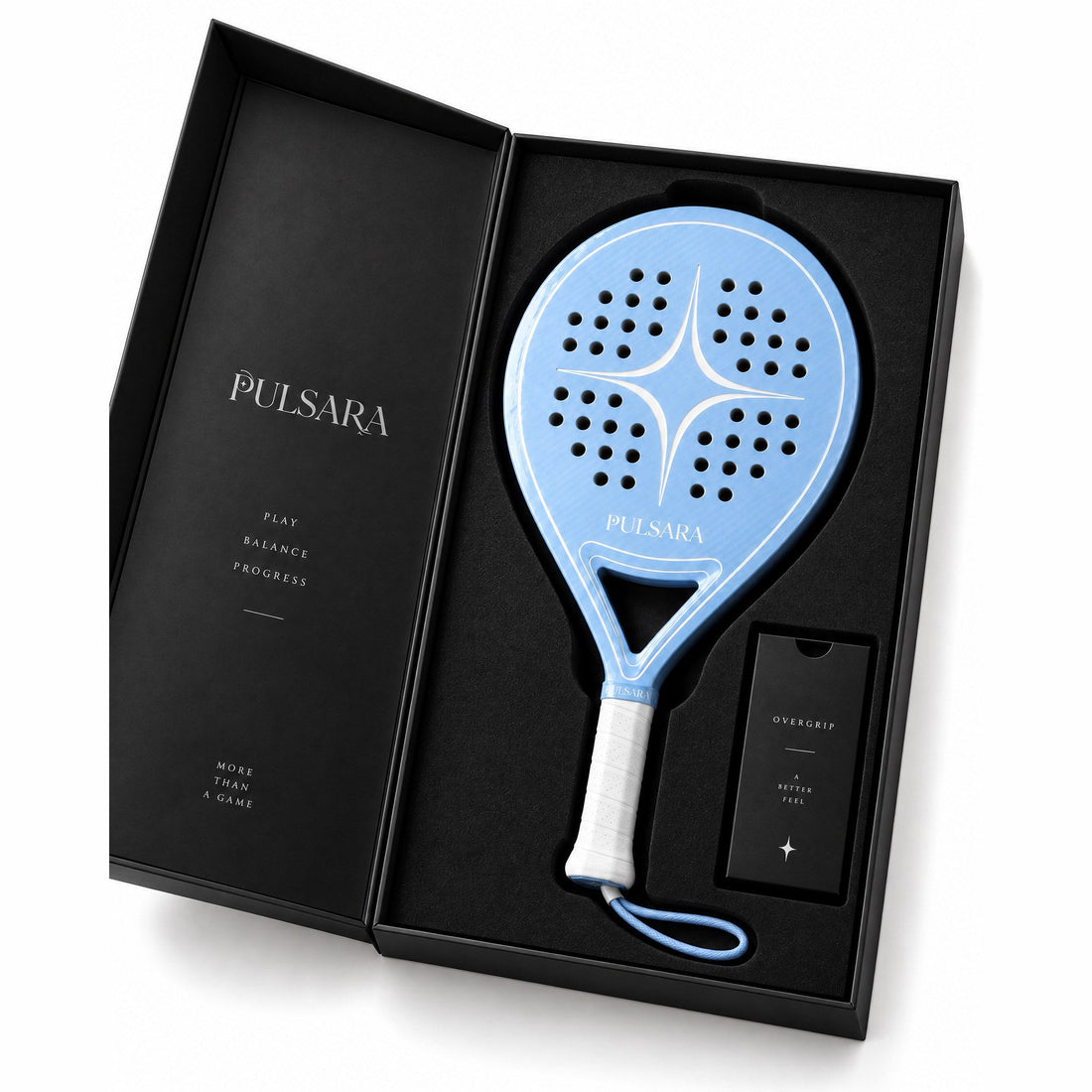 Pulsara Andrómeda, in its gift box